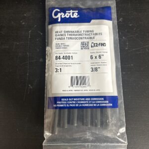 SHRINK / TUBE FONDANT 3/8 X 6 PO (12-8GA) (PK 6)