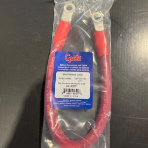 CABLAGE DE BATTERIE 2/0 POSITIF 17 POUCES (ROUGE)