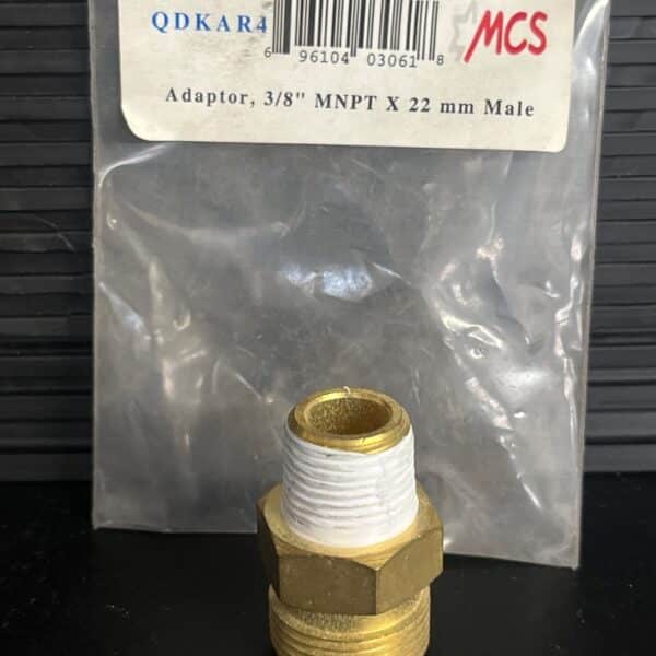 3/8'' MNPT X 22MM MALE CONV. FITTING PRESSION