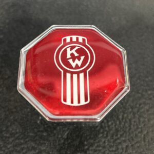 BOUTON MAXI OCTOGONE KENWORTH ROUGE
