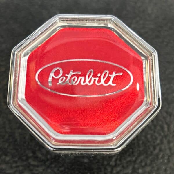 BOUTON MAXI OCTOGONE PETERBILT ROUGE (TRAILER)