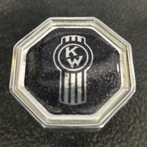 BOUTON OCTOGONE KENWORTH NOIR