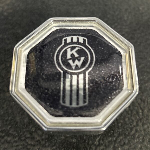 BOUTON OCTOGONE KENWORTH NOIR