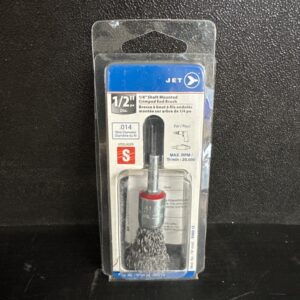 BROSSE ACIER JET 1/2 PO X 1/ PO BOUTS ONDULES