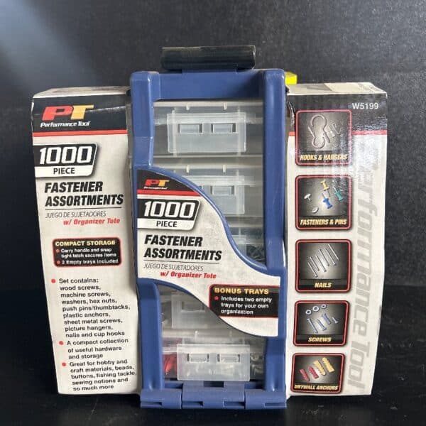 COFFRET D'ASSORTIMENTS VARIES 1000 PCS (VIS, WASHER, ECROUS)
