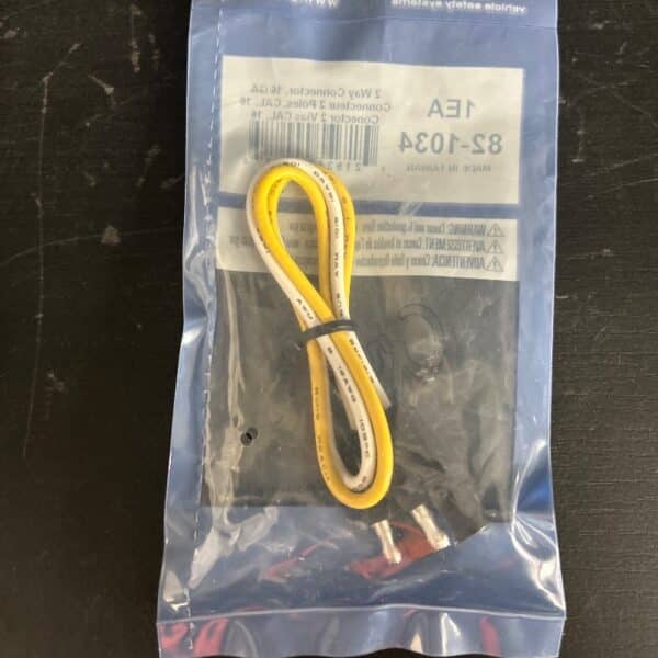 CONNECTEUR ELECTRIQUE 2 BRINS 16 GA