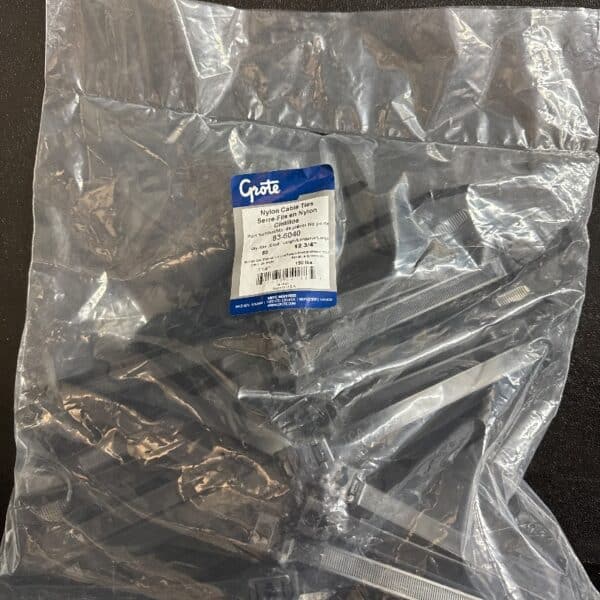 DOUBLE SERRE-CABLES DE NYLON 150LB 12 PO NOIR / TIE WRAP DOU