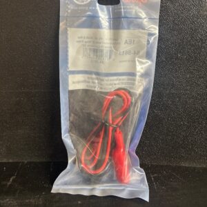 FIL CONDCTEUR ISOLE 30 POUCES ROUGE ET NOIR