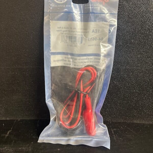 FIL CONDCTEUR ISOLE 30 POUCES ROUGE ET NOIR
