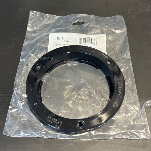 FLANGE / RING DE LUMIERE 4 POUCES RONDE NOIR