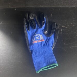 GANTS NITRILE SUR NYLON LARGE POIGNETS VERT