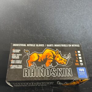 GANTS RHINO XL 6 MIL GANTS NITRILE NOIR