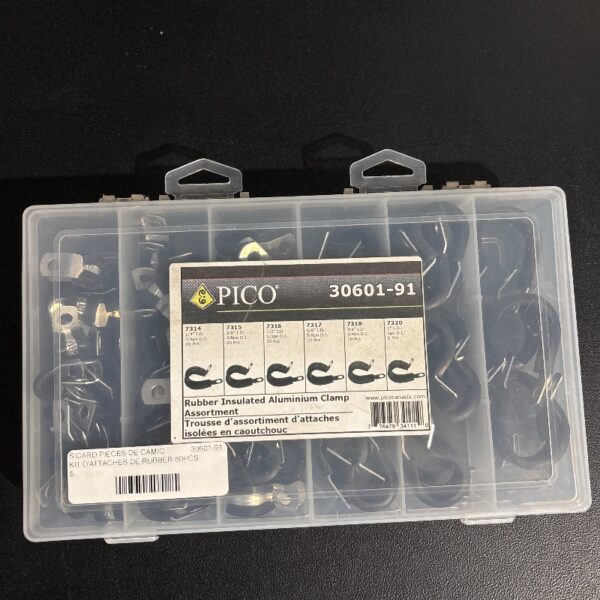 TROUSSE ATTACHES CAOUTCHOUC 80 PIECES