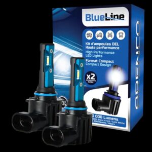 LUMIERE 9005 DEL 9/32V 10 000LM H10/9140/9145 (BLUELINE)