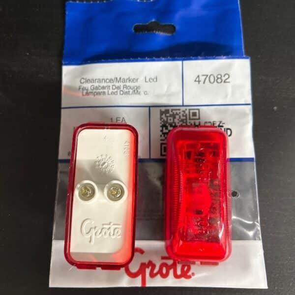 LUMIERE MARQUEUR RECTAGULAIRE 2-1/2'' ROUGE