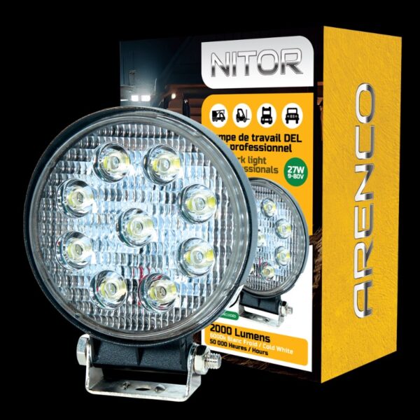 LUMIERE DE TRAVAIL 9 LED