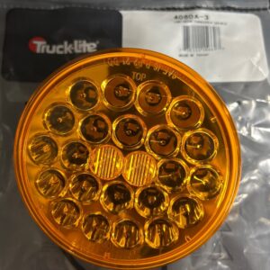 LUMIERE ORANGE AMBRE LED 4 POUCES