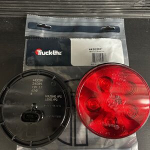 LUMIERE RONDE 4`` ROUGE 6 POUCES