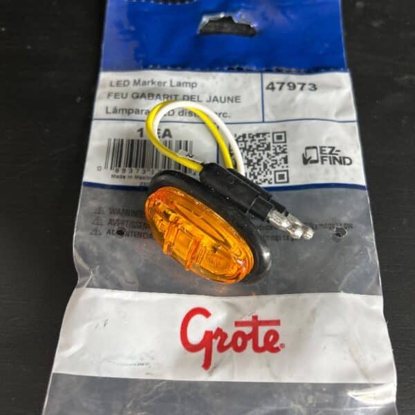 MARQUEUR OVALE AMBRE DEL GROMMET