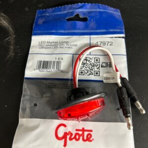 MARQUEUR OVALE ROUGE DEL GROMMET
