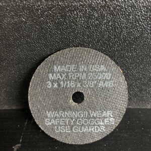 MEULE RECTIF. + TRONCONNER 3 X 1/16 X 3/8