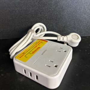 MULTI-PRISE + USB EXTENSION 5 PIEDS