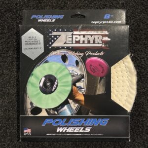 PAD POLISSAGE BLANC 60 PLIS8 POUCES ZEPHYR