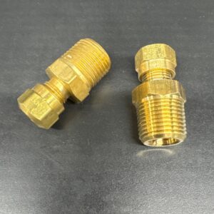 RACCORD CONNECTEUR DROIT TUBE 1/4" M-NPT 3/8"