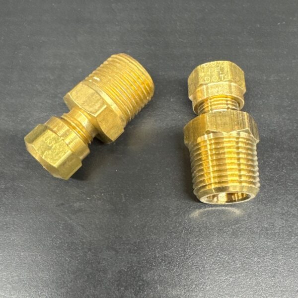 RACCORD CONNECTEUR DROIT TUBE 1/4" M-NPT 3/8"