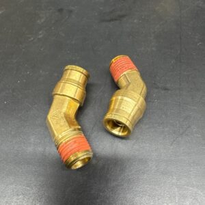 RACCORD COUDE 45 DOT 3/8 T 1/4 MPT QUICK CONNECT