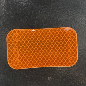 REFLECTEUR COLLANT 2 X 3-1/2 PO AMBRE