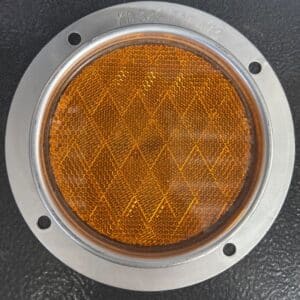 REFLECTEUR 4 PO AMBRE AVEC TOUR CHROME (4 VIS)