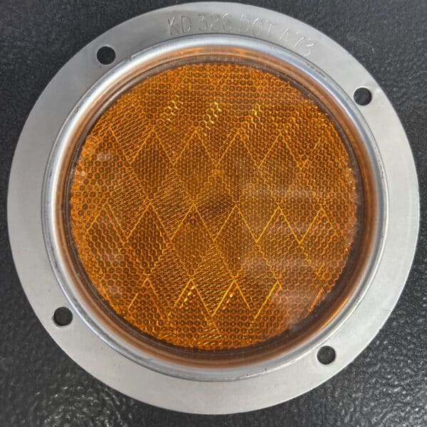 REFLECTEUR 4 PO AMBRE AVEC TOUR CHROME (4 VIS)