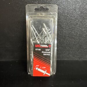 RIVET 5/32 LONG - 100 PIECES - ALUMINIUM
