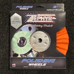 ROULETTE DE POLISSAGE ORANGE RUFFY CLEAR
