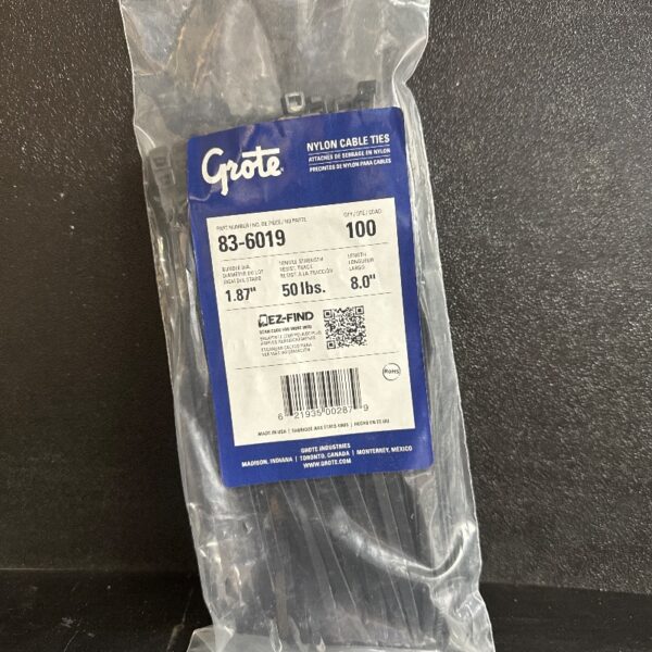 SERRES-CABLE STD 7 1/4 POUCES (100) GROTE / TIE WRAP