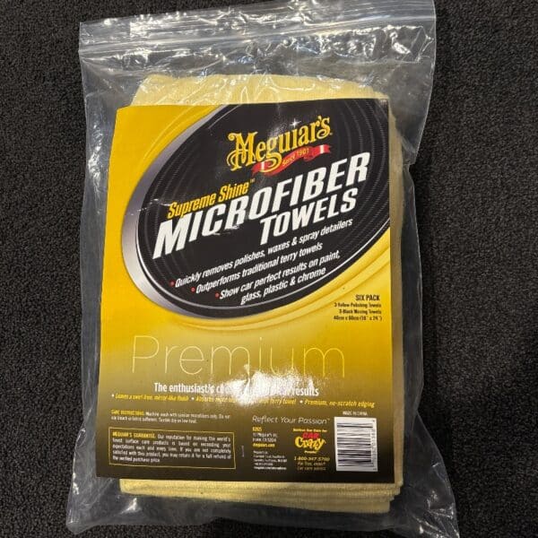 SERVIETTES MICROFIBRE MEGUIARS (6)