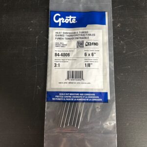 TUBE FONDANT/SHRINK DOUBLE 3:1 NOIR COLLE 1/8 X 6PO (PK 6)