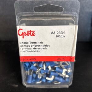 TERMINAUX FOURCHE BLEU 16-14GA VIS #8-10