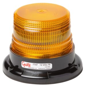 STROBE 3-3/4 PO HAUTEUR DEL AMBRE 12V