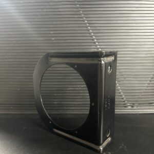 SUPPORT 90DEG ACIER NOIR LUMIERE RONDE 4 PO