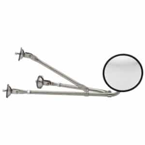 TRIPOD 18-24 PO AVEC MIROIR CONVEXE 8PO STAINLESS