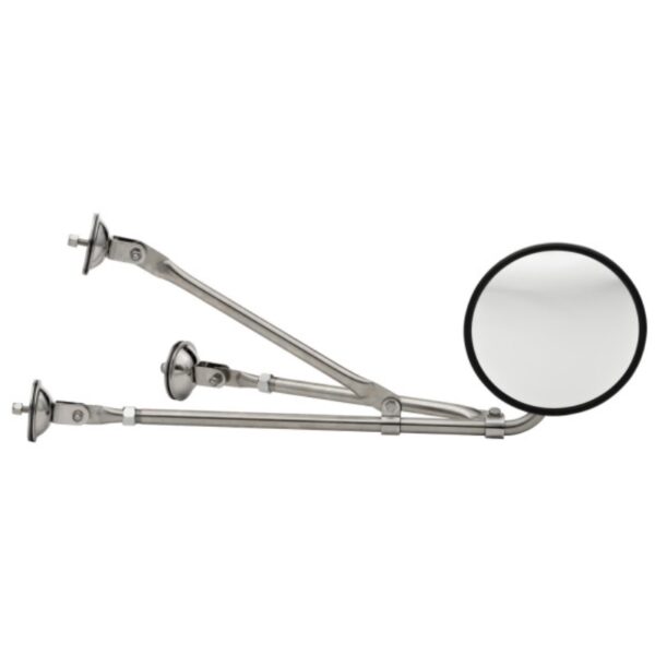 TRIPOD 18-24 PO AVEC MIROIR CONVEXE 8PO STAINLESS