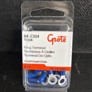 TERMINAL ROND 16-14 GA TROU #8-10 BLEU PAQUET 15