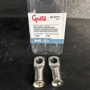 CONNECTEUR CUIVRE PLAQUE 1GA TROU 3/8 PAQUET 2