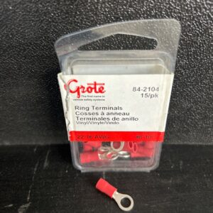 TERMINAL ROND 22-16 GA TROU #8-10 PVC PAQUET 100