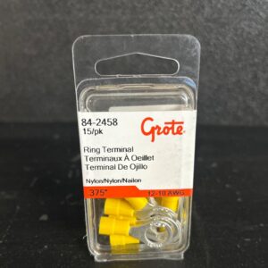TERMINAL ROND 12-10 GA TROU 3/8 NYLON PAQUET 15