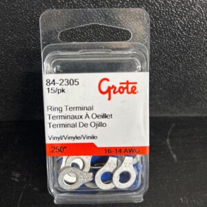 TERMINAL ROND 16-14GA TROU #12-1/4PAQUET 15