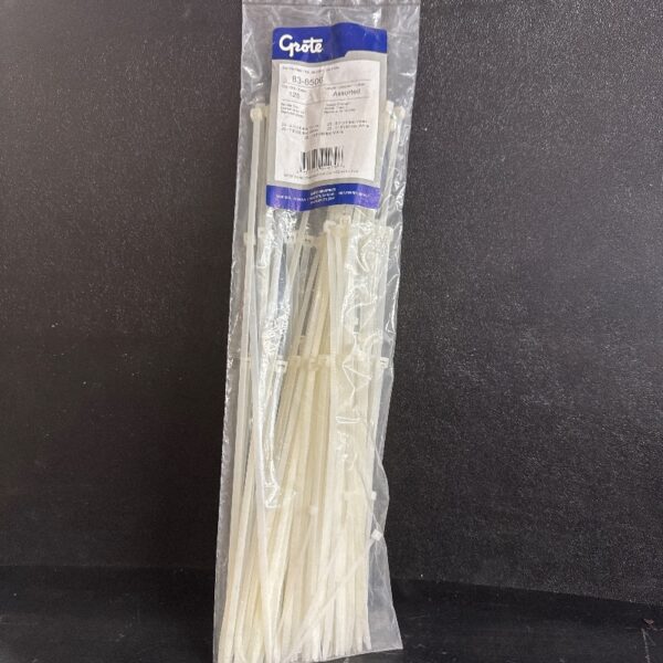 TIE WRAP ASSORTIS BLANCS (125) / CABLE DE SERRRAGE NYLON
