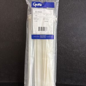 TIE WRAP BLANC 11-3/4 POUCES (100) / SERRES-CABLE NYLON